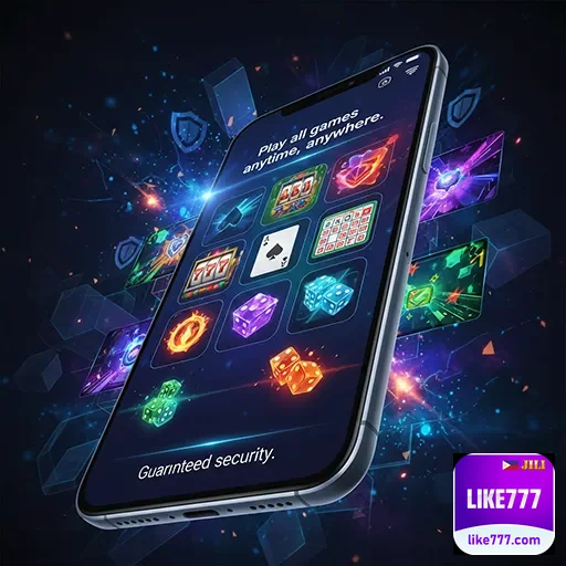 User enjoying gaming on a lightweight app PH - like777